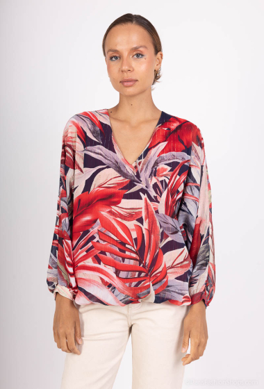 Grossiste Esperance - Blouse imprimé Lurex