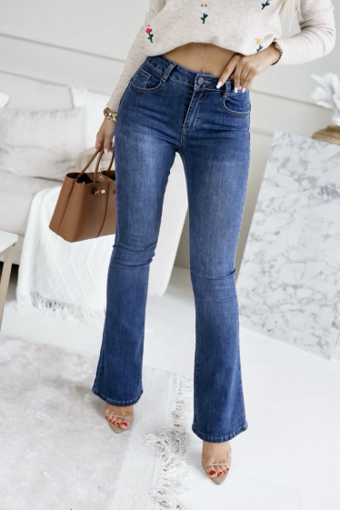 Wholesaler Estee Brown - Flared push up jeans