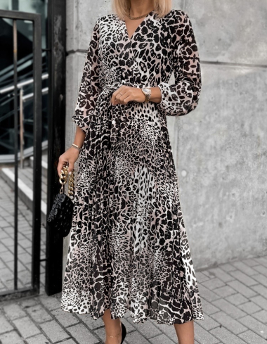 Wholesaler Estee Brown - Long dress with print