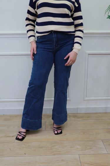 Grossiste Esther.H Paris - Pantalon en jean