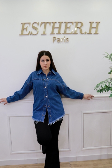 Grossiste Esther.H Paris - Veste en jean GT