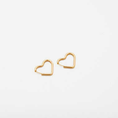 Grossiste Lovelika - Boucles d'oreilles puces coeur Sienna