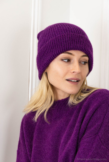 Wholesaler For Her Paris - Plain ribbed beanie