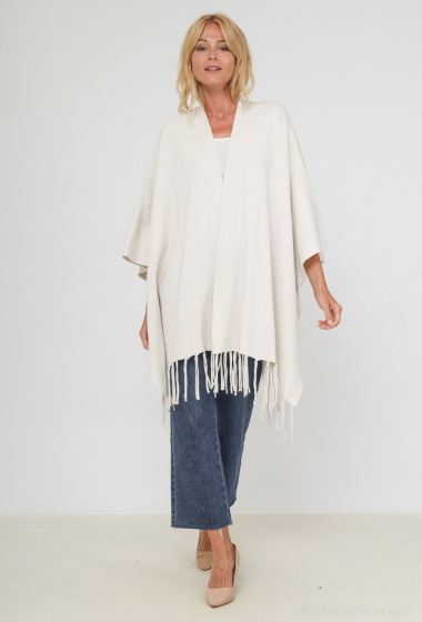 Wholesaler For Her Paris - Plain fringed cape