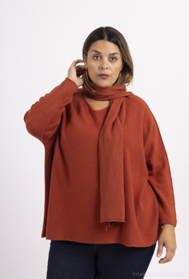 Wholesaler For Her Paris Grande Taille - Oversized plain sweater