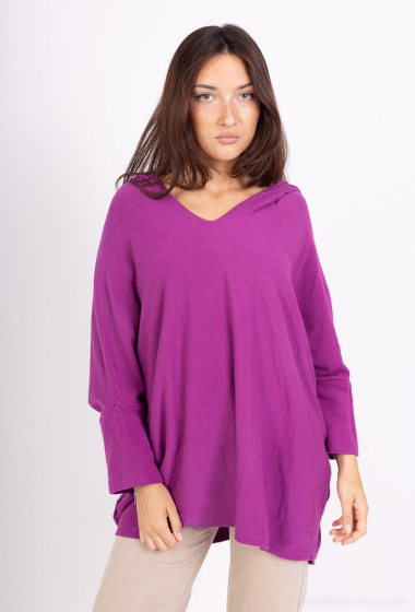 Wholesaler For Her Paris - Plain oversize jumper