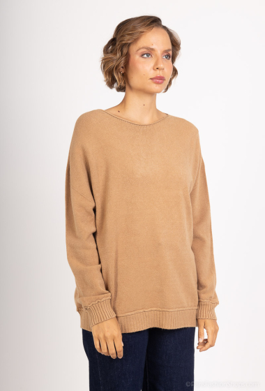 Wholesaler For Her Paris - Long-sleeved plain sweater