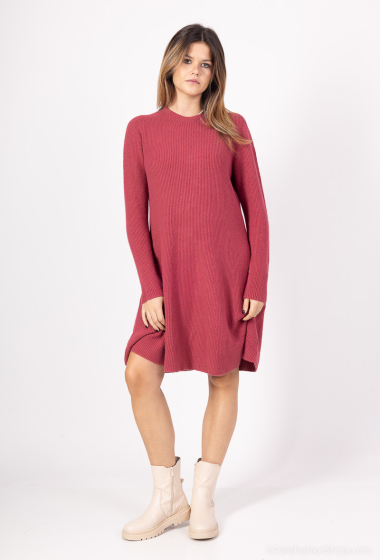 Wholesaler For Her Paris - round-neck knit dress