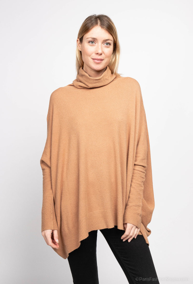 Wholesaler For Her Paris - Oversized turtle neck knit tunic