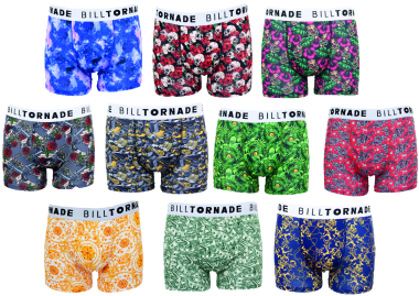 Grossiste Bill Tornade - Boxers microfibre Bill tornade