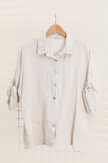 Wholesaler French Baiser - 91552 linen tunic