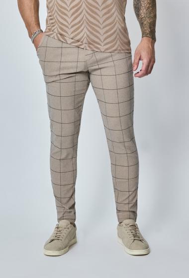 Grossiste Frilivin - Pantalon habillé à carreaux