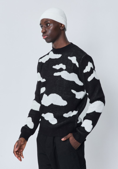 Wholesaler Frilivin - Cloud pattern sweater