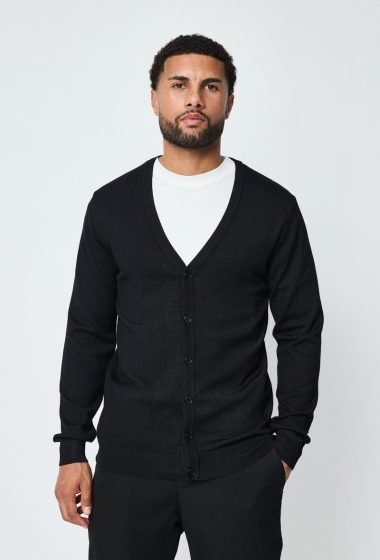 Grossiste Frilivin - Pull cardigan boutonné