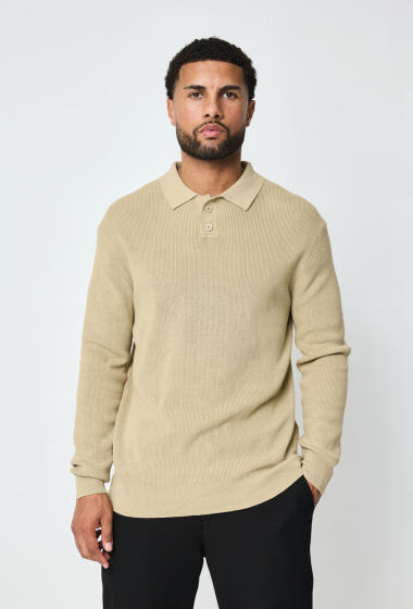 Wholesaler Frilivin - Knitted sweater with lapel collar