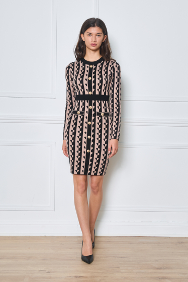 Wholesaler Frime Paris - Short knit dress