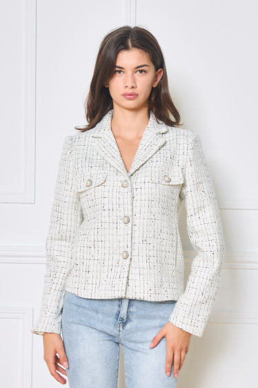 Wholesaler Frime Paris - Long-sleeved structured jacket