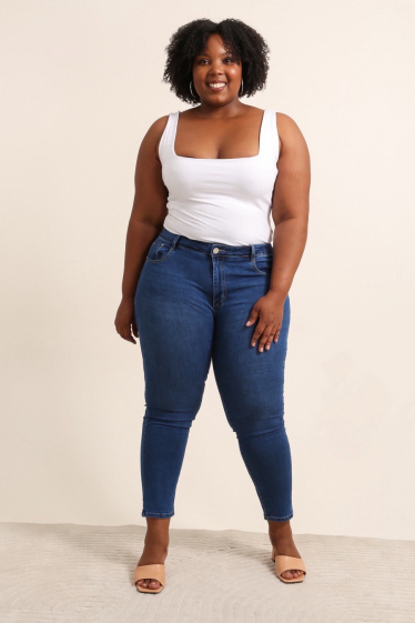 Wholesaler G-Smack - plus size blue jeans