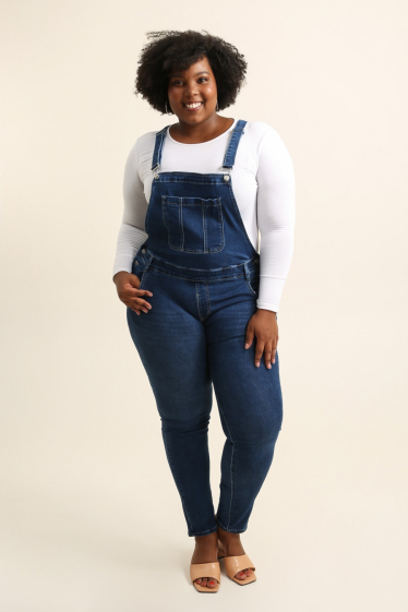 Wholesaler G-Smack - super size blue overalls