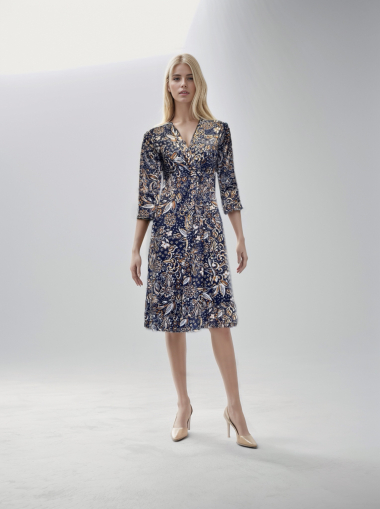 Wholesaler Joy's - Printed stretch dress