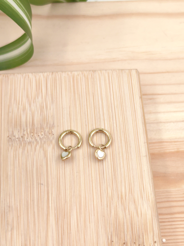 Wholesaler Glam Chic - Stainless steel mini hoop earring