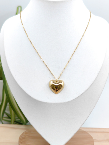 Wholesaler Glam Chic - Stainless steel heart necklace