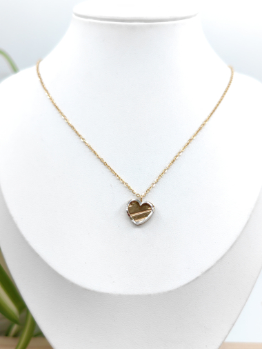 Wholesaler Glam Chic - Stainless steel heart necklace