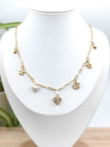 Grossiste Glam Chic - Collier en acier inoxydable