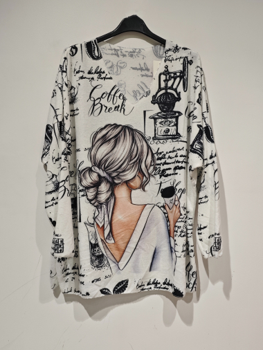 Wholesaler Go Pomelo - Printed sweater