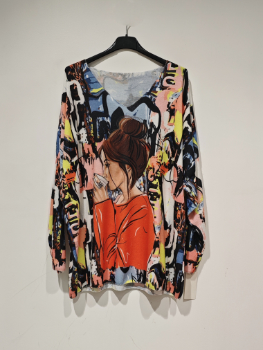 Wholesaler Go Pomelo - Printed sweater