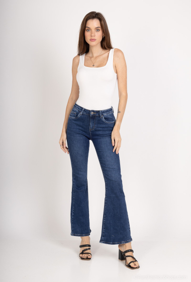 Grossiste Goodies - Flare push up stretch jean