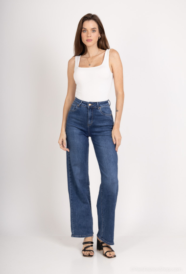 Grossiste Goodies - wide leg push up stretch jean