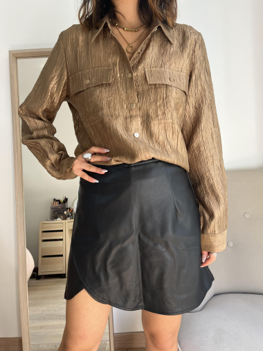 Mayorista Graciela Paris - Camisa efecto seda