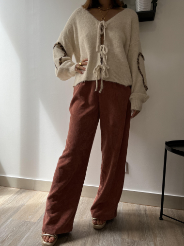 Grossiste Graciela Paris - Pantalon en velour côtelé