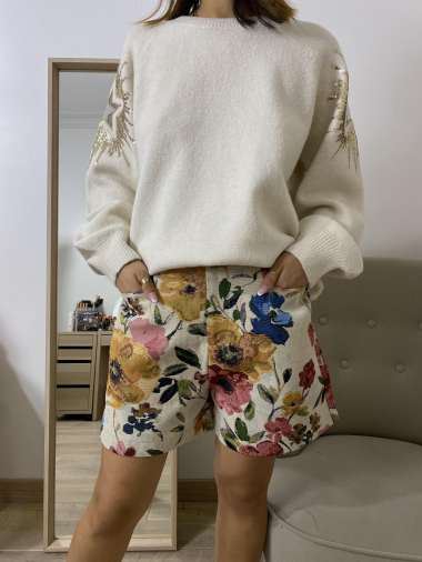 Großhändler Graciela Paris - Shorts mit Blumendruck