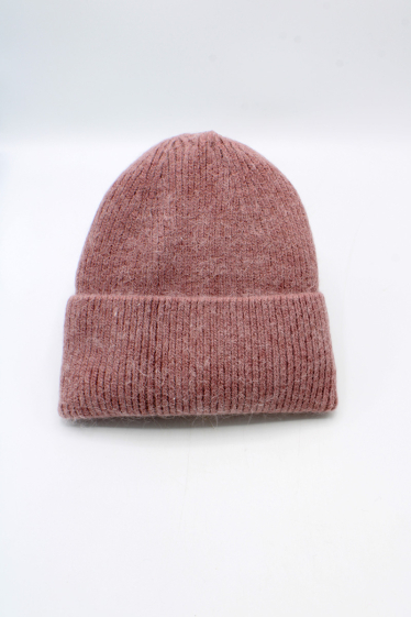 Mayorista Hologramme Paris - Gorro liso forrado en Angora