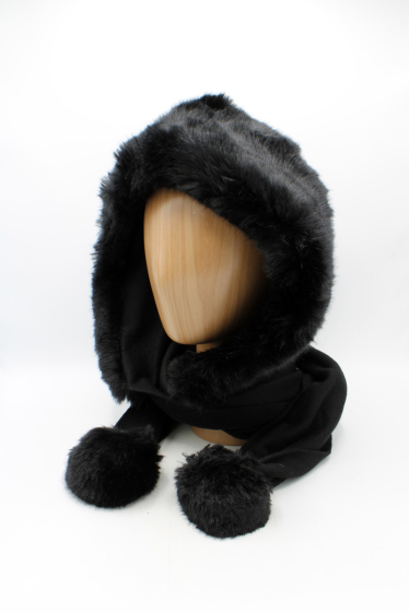 Grossiste Hologramme Paris - Capuche – 49185 Noir