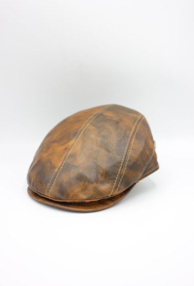 Großhändler Hologramme Paris - Italian Flat Cap in genuine leather