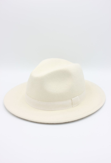 Wholesaler Hologramme Paris - Italian fedora in classic pure wool with ribbon