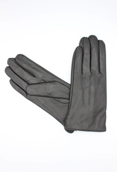 Grossiste Hologramme Paris - Gants en cuir Classique doublé Polaire 17120G