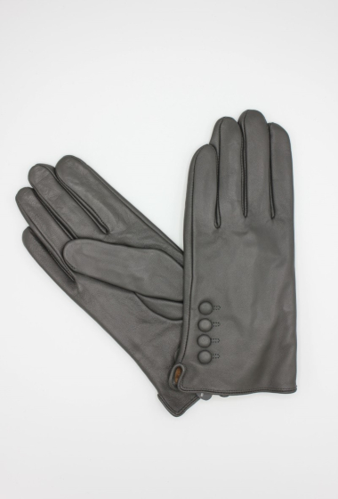 Grossiste Hologramme Paris - Gants en cuir Classique doublé Polaire 17122G