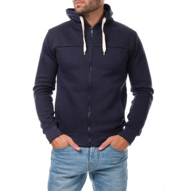 Grossiste Hopenlife - Gilet molleton en capuche uni