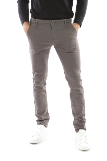 Grossiste Hopenlife - Pantalon chino uni : Fin de série