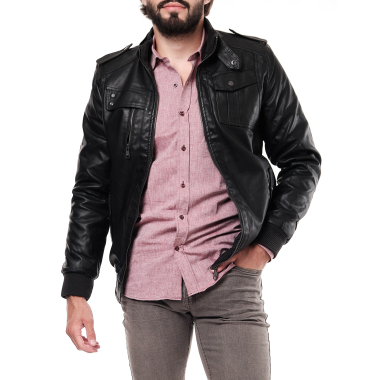 Wholesaler Hopenlife - Faux leather jacket: End of series