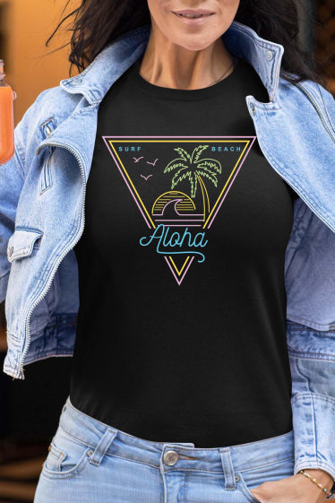 Grossiste I.A.L.D FRANCE - Aloha - Tshirt Femme