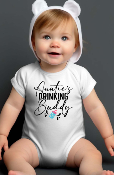 Grossiste I.A.L.D FRANCE - auntie's drinking - Body bébé Fille