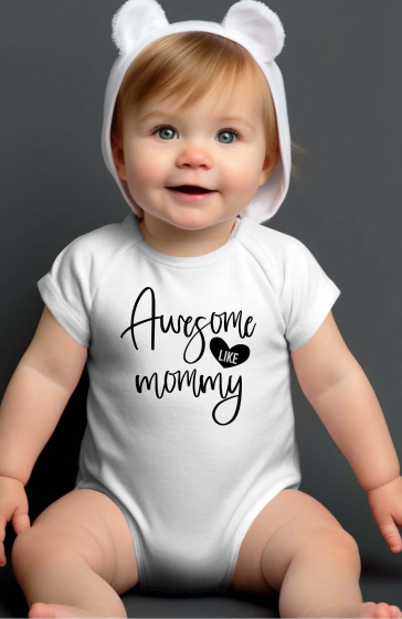 Grossiste I.A.L.D FRANCE - awesome like mommy - Body bébé Fille