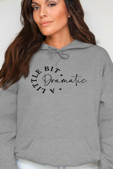 Wholesaler I.A.L.D FRANCE - Bit Dramatic - Woman's Hooded sweatshirt