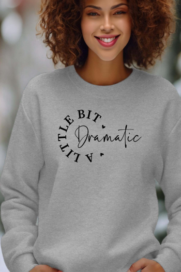 Großhändler I.A.L.D FRANCE - Bit Dramatic – Damen-Sweatshirt mit Rundhalsausschnitt