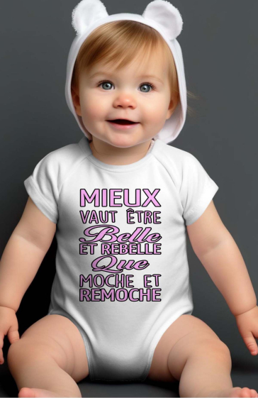 Grossiste I.A.L.D FRANCE - Body bébé  Fille | Belle Rebelle